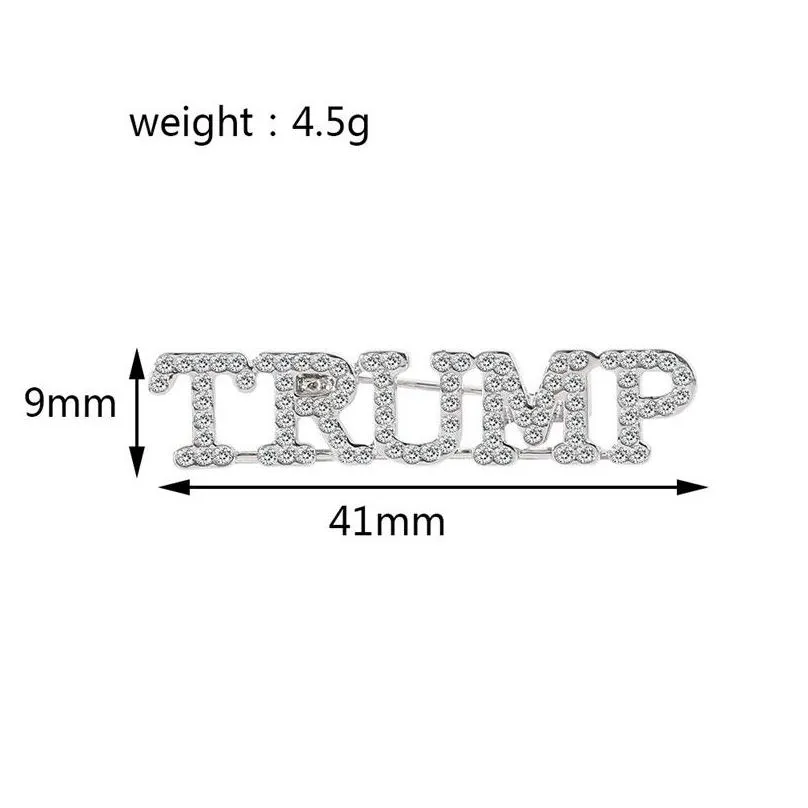 Arts And Crafts Trump 2024 Brooch Diy Diamond Badge Crafts Drop Delivery Home Garden Arts, Crafts Gifts Dhwhi