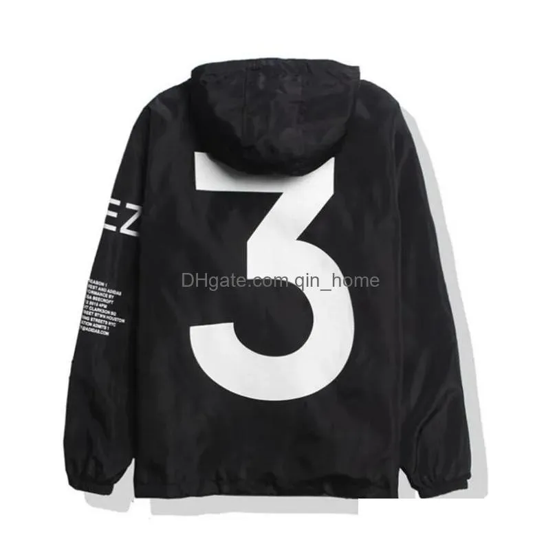 men039s jackets tour season 3 windbreaker fashion vitality jacket men y3 logo letter printed thin casual suncreen dropship6537007