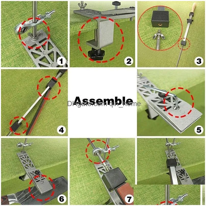 sharpeners fixed angle knife sharpener professional sharpening stone kitchen grinding system honing diamond grinder woodwork tool whetstone