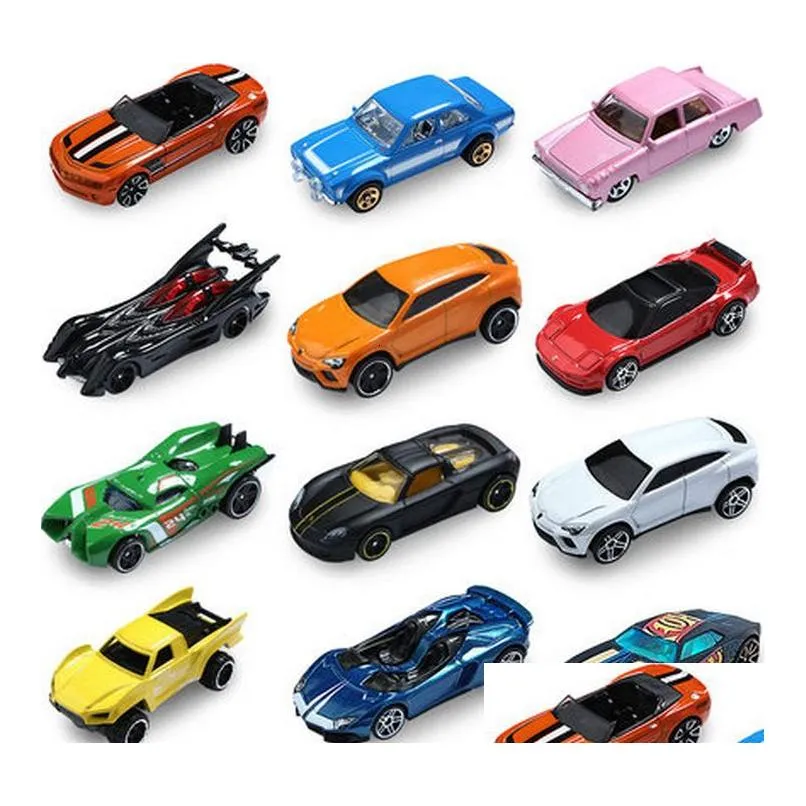 72pcs/box wheels diecast metal mini model car brinquedos wheels toy car kids toys for children birthday 143 gift quality