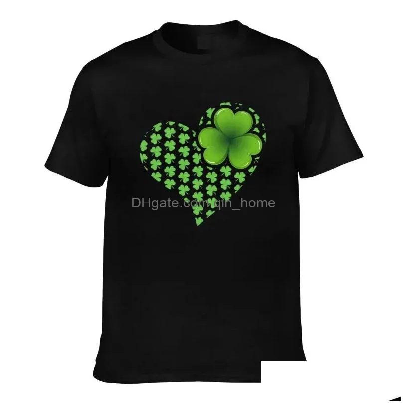 men039s tshirts men women39s shamrock heart irish tshirt st patricks day premium tshirt o neck clothes gift idea plus size1060798