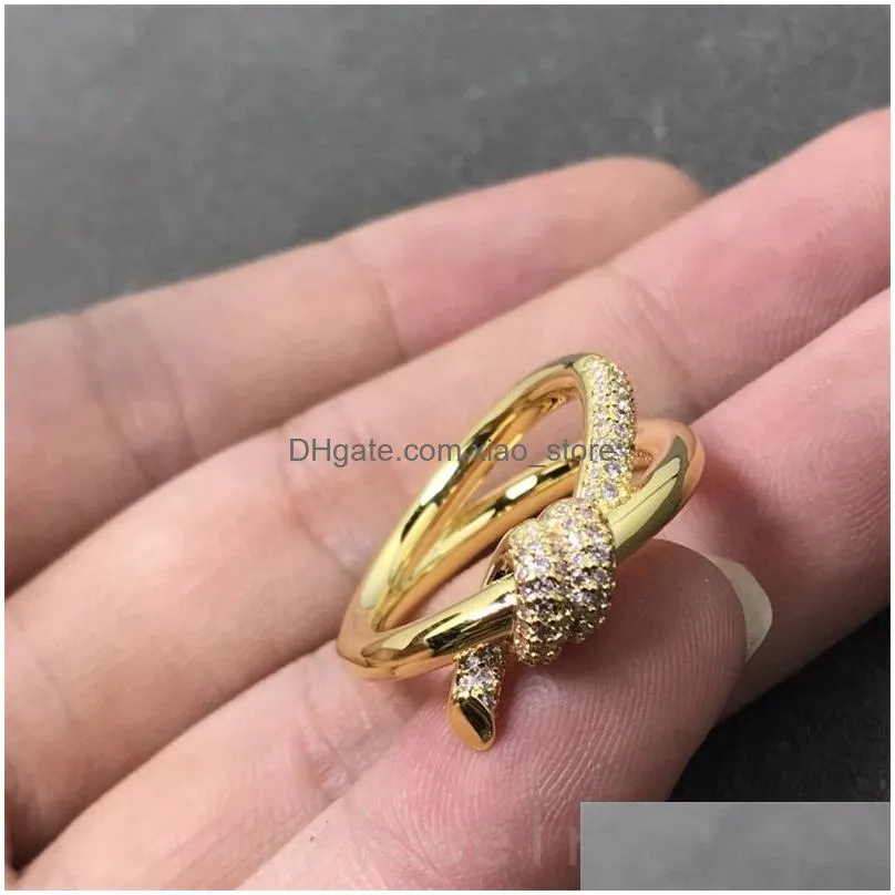 plated rose gold rings designer classical luxury ring men vintage simple bague homme fashion jewlery party diamond ring evening groom bride