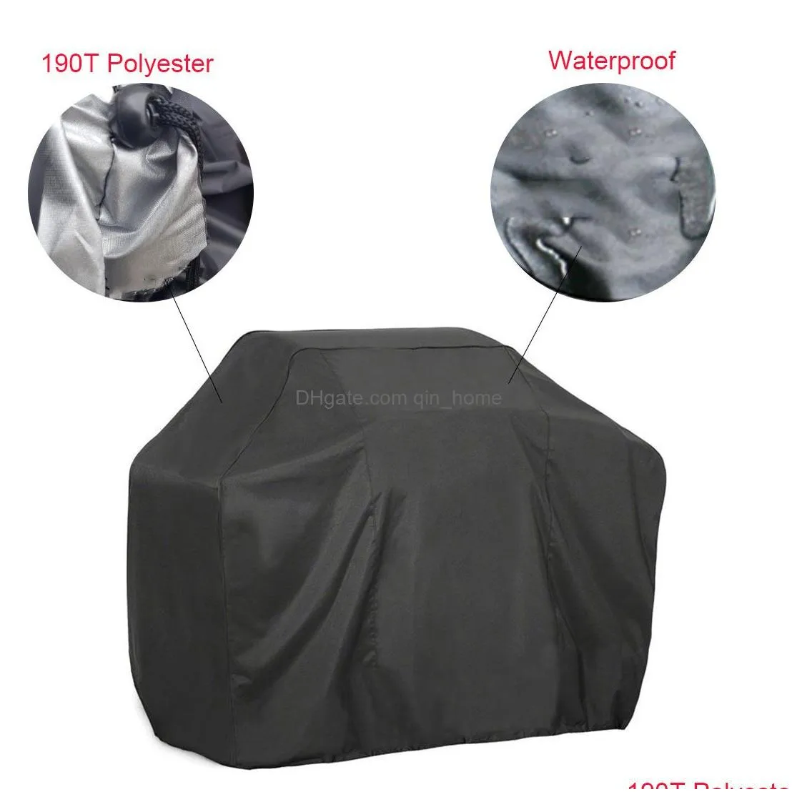 bbq grill coverblack waterproof dustproof grill cover fading resistant bbq grill covers for holland weber brinkmann jenn air9817495