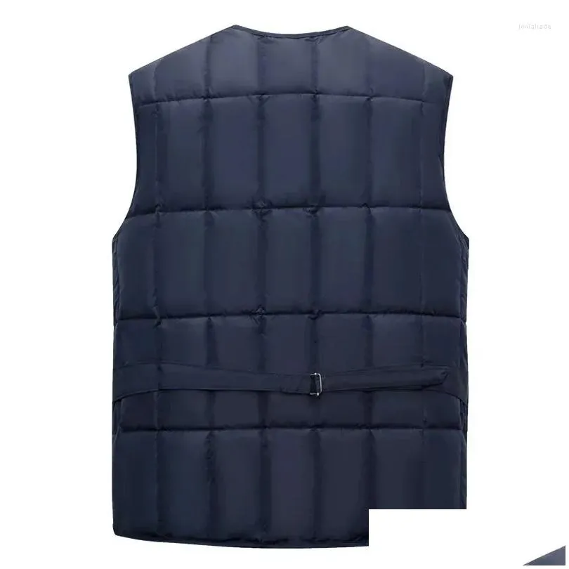mens vests cotton warm vest man winter with many pockets male sleeveless jacket men fashion zipper pro journalist waistcoat