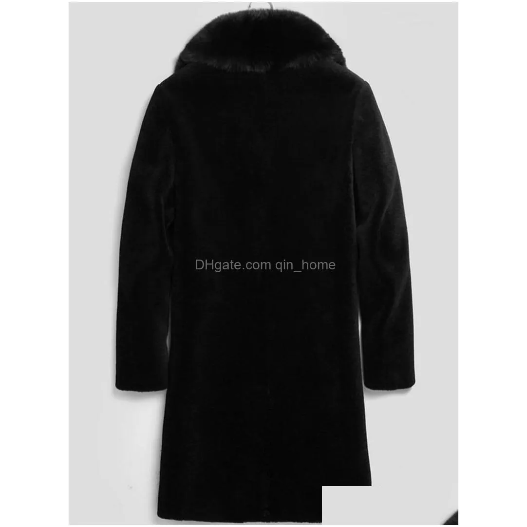 mens wool blends 2021 winter mens designer jackets hombres warm windbreaker long outerwears coats black thicken coat m-6xl