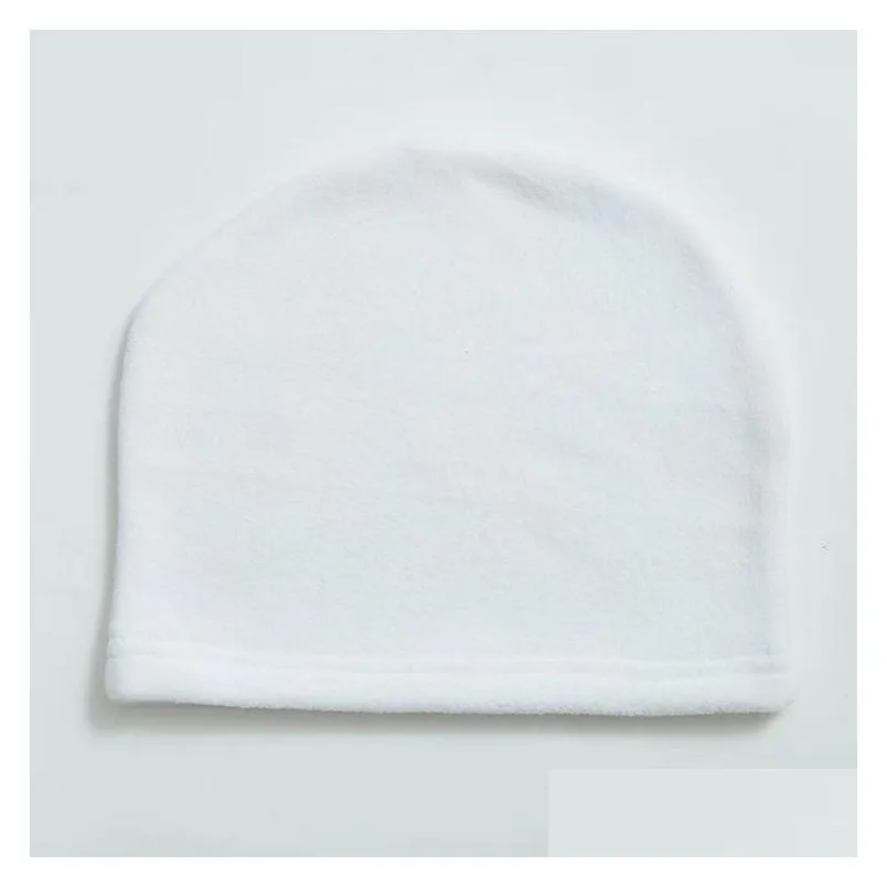 Other Festive & Party Supplies Sublimation Baby Hat Winter Polar Fleece Beanie Party Supplies Fashion Skl Cap Heat Transfer Diy Drop D Dhneq