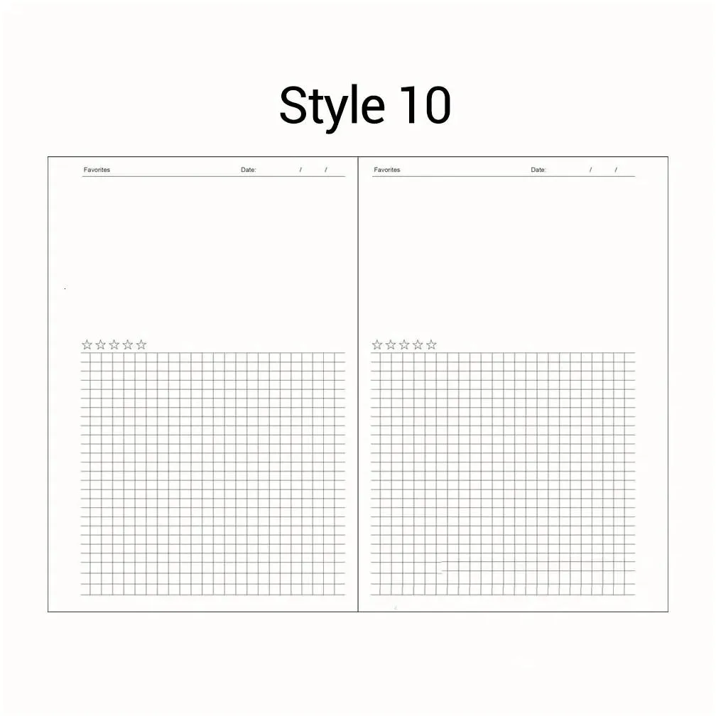 Notepads Wholesale Notepads A5 A6 Loose Leaf Notebook Refill Spiral Binder Inner Page Diary Weekly Monthly Planner To Do List Line Dot Dhlue