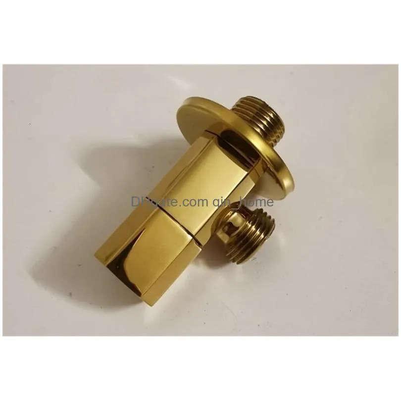 angle s gold angle copper gold plated triangle general bathroom water stop toilet ag8061 231205