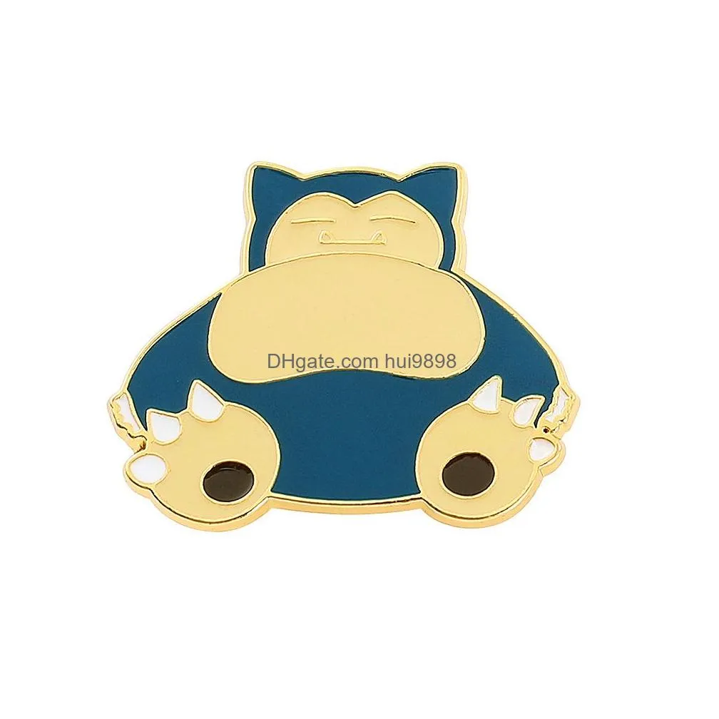 yellow elf friends brooch cute anime movies games hard enamel pins collect metal cartoon brooch backpack hat bag collar lapel badges