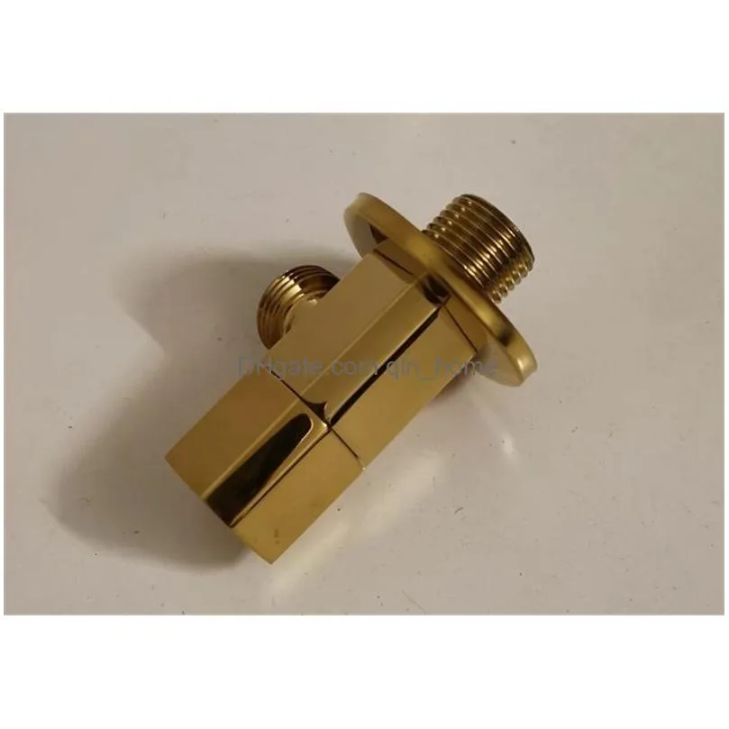 angle s gold angle copper gold plated triangle general bathroom water stop toilet ag8061 231205