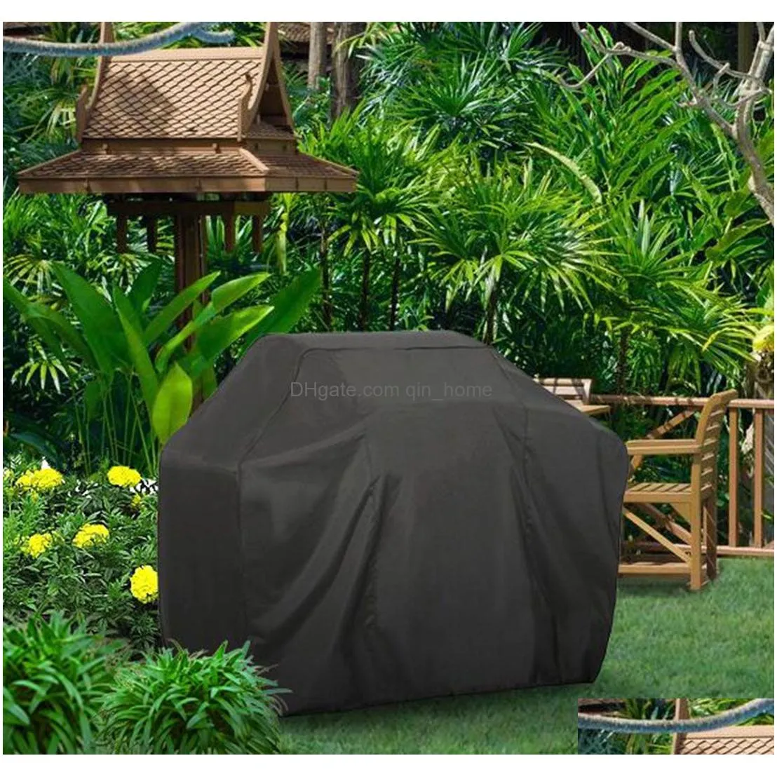 bbq grill coverblack waterproof dustproof grill cover fading resistant bbq grill covers for holland weber brinkmann jenn air9817495