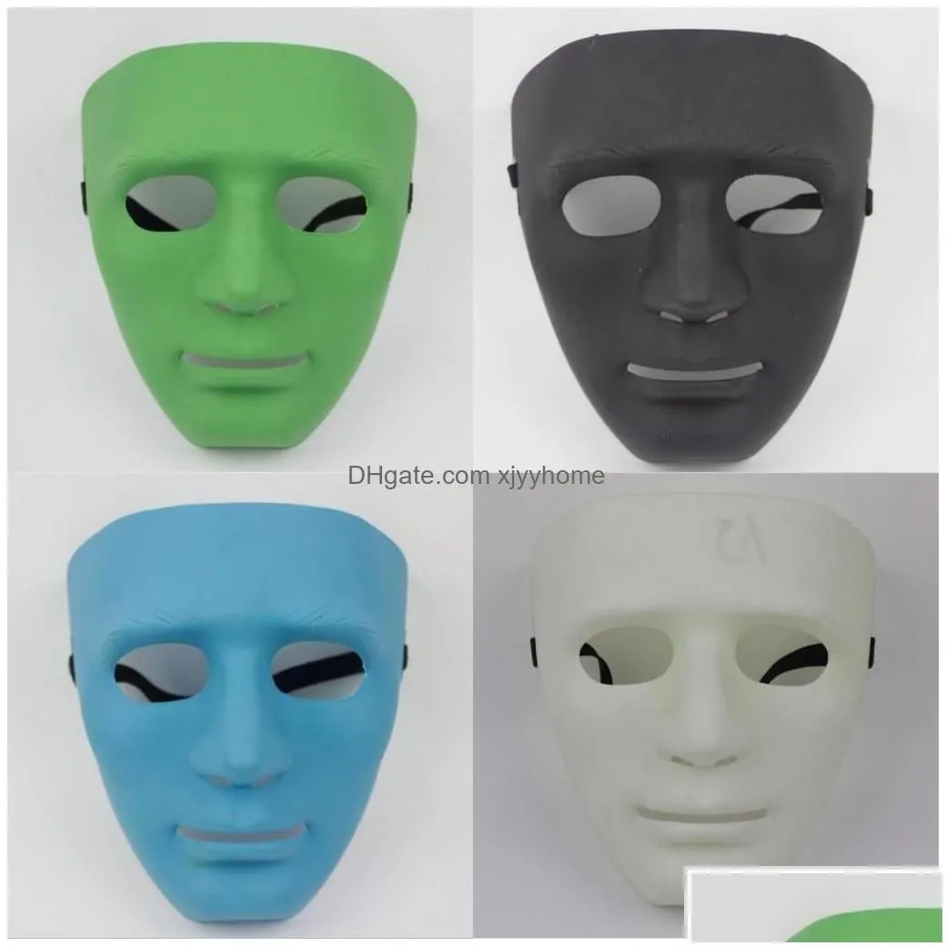 Party Masks Men Women Bboy Hiphop Mardi Gras Mask Fl Face Masquerade For Halloween Graduation Birtyday Drop Delivery Home Garden Fes Dhmcb