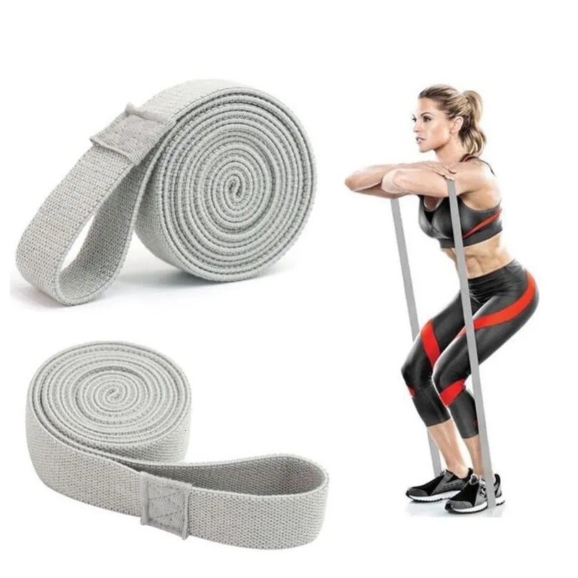 yoga circles 2pcs assistance exercise bands thick cloth stretch workout for loop resistance band set full body 230612