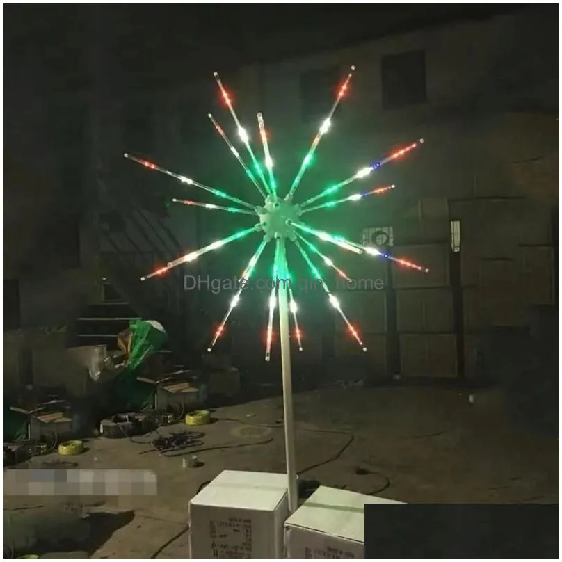 christmas decorations led fireworks light tree lamp 20pcs branches  height rainproof outdoor usage drop