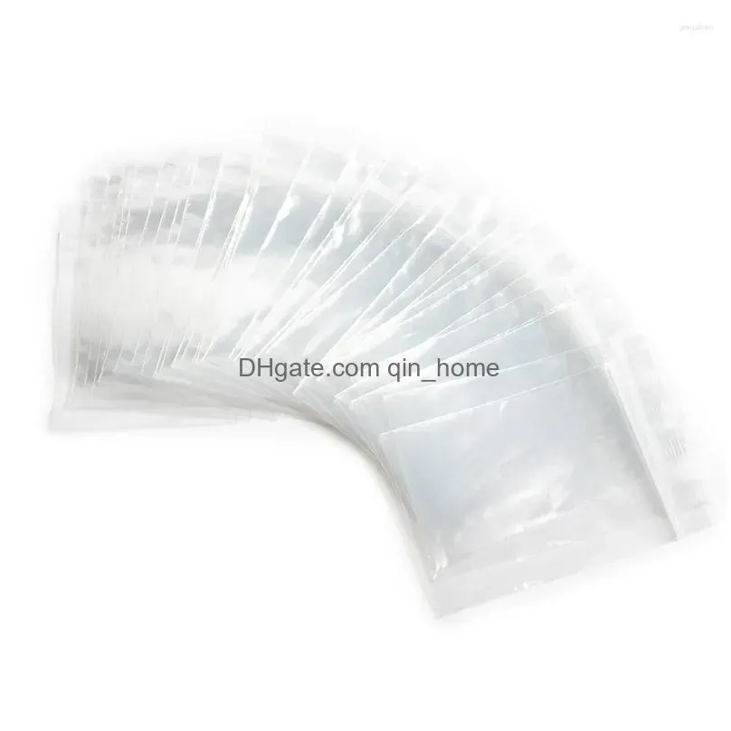 storage bags 100 small clear plastic baggies baggy grip self seal resealable self-sealing 4x6mm 5x7mm 7x11mm
