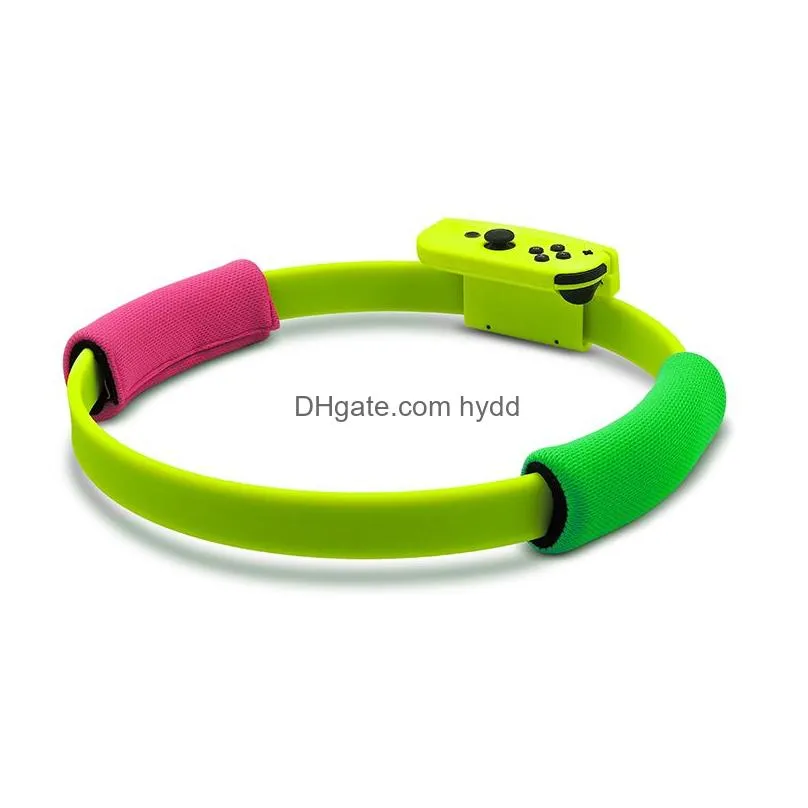 dhs for ns switch ring con plates circle mini for children home game with leg strap for ring fit adventure diameter 275cm3831567