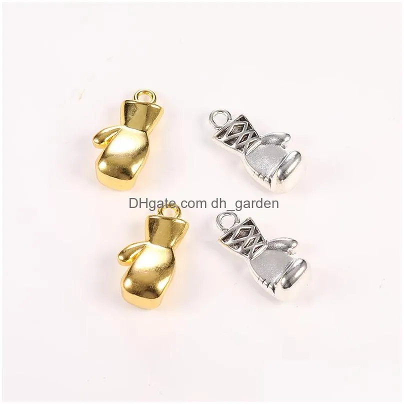 Charms New Arrival Alloy Fist Charm For Bracelets Necklace Vintage Sliver Gold Plated Creative Gloves Diy Jewelry Accessorie Dhgarden Dhq8F