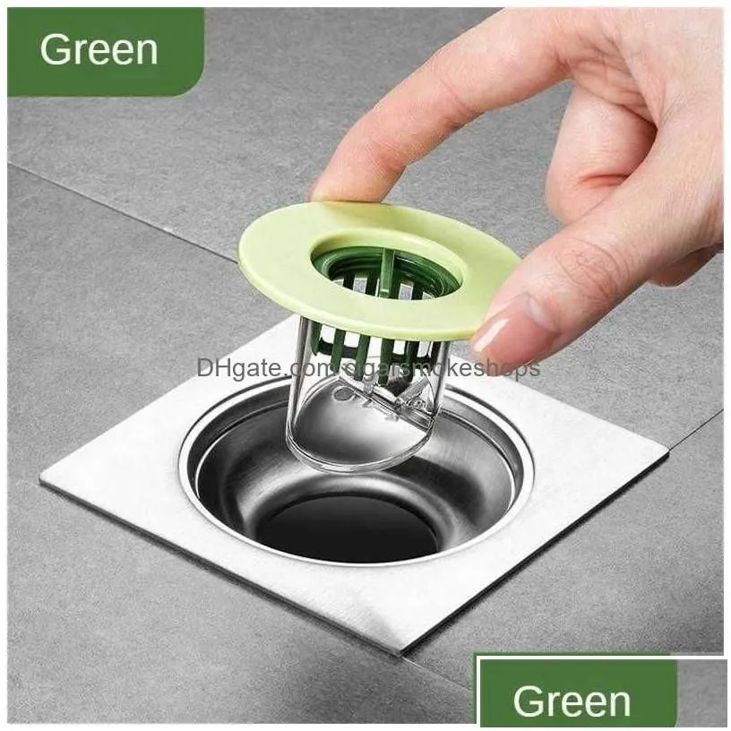 Drains Floor Drain Sewer Deodorant Sink Anti Odor Core Kitchen Water Filter Strainer Plug Trap Pest Prevention Drop Delivery Dh9E8