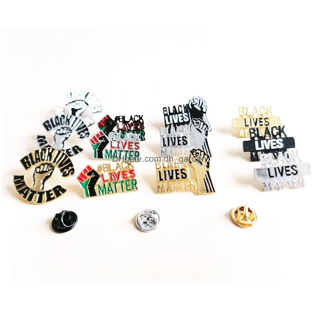 Pins, Brooches New I Cant Breathe Black Lives Matter Protest Brooch Essential Oil Pins Button Coat Jacket Collar Pin Badge Dhgarden Dhvjr