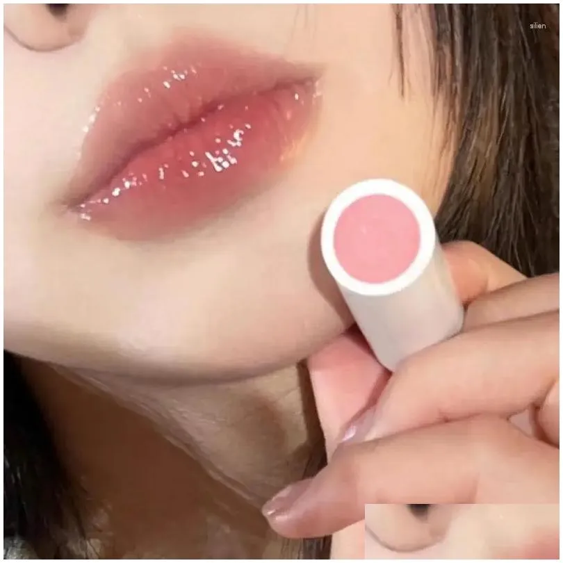 lip gloss lipstick small white tube glaze water-light mirror waterproof moisturizing basic makeup korean cosmetics