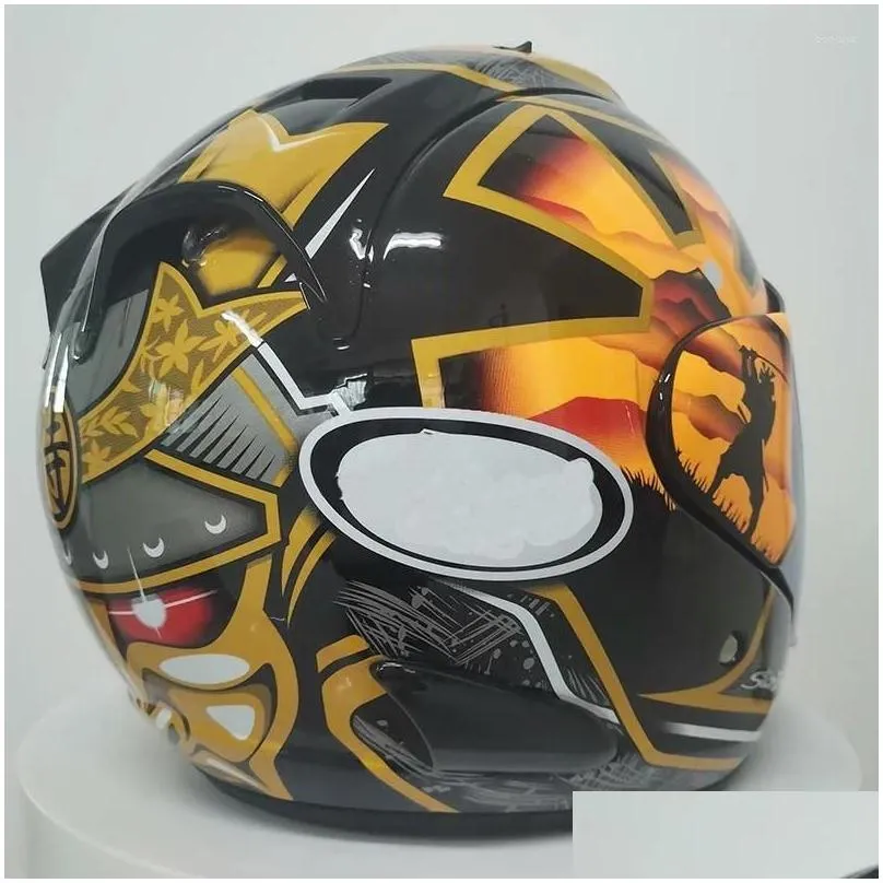 motorcycle helmets golden bodyguard half helmet women and men with visor protection gear head capacete