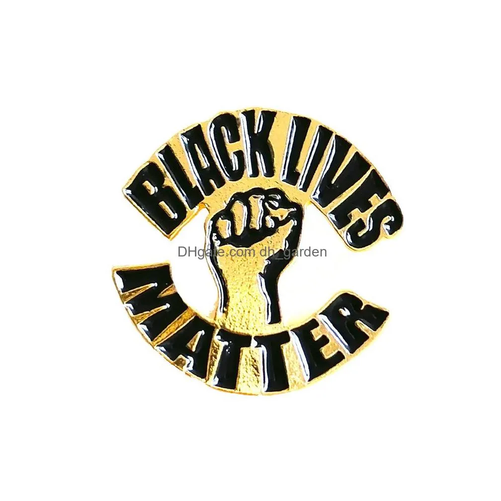 Pins, Brooches New I Cant Breathe Black Lives Matter Protest Brooch  Oil Pins Button Coat Jacket Collar Pin Badge Dhgarden Dhvjr