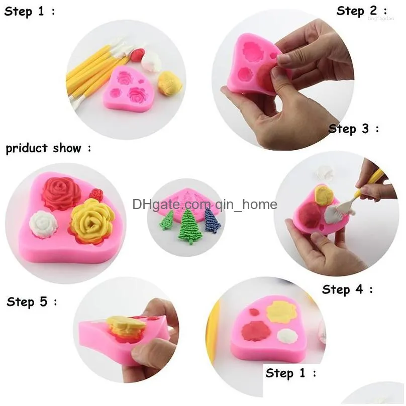 baking moulds 3d silicone cake mold cross modeling decoration tool sugarcraft border molds fondant chocolate candy