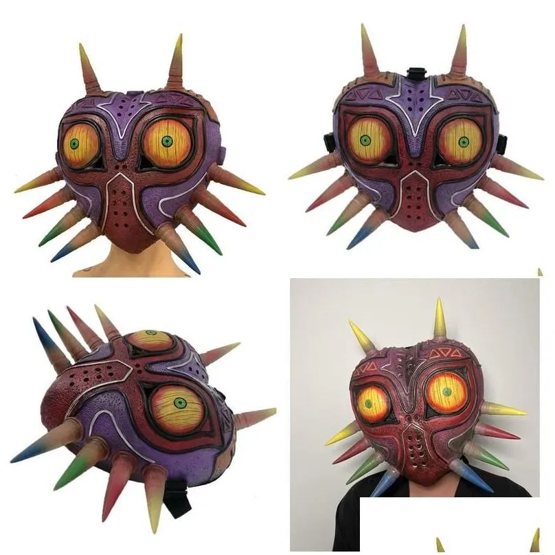 Party Masks Party Masks Majoras Mask Legend Of Scary Realistic Face Halloween Cosplay Costume Prop For Adts Teens 230713 Drop Delivery