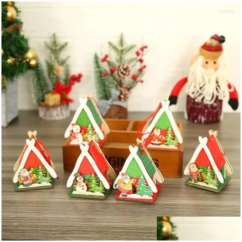 christmas decorations led lights pendants ornaments table decoration for home xmas light decor supplies