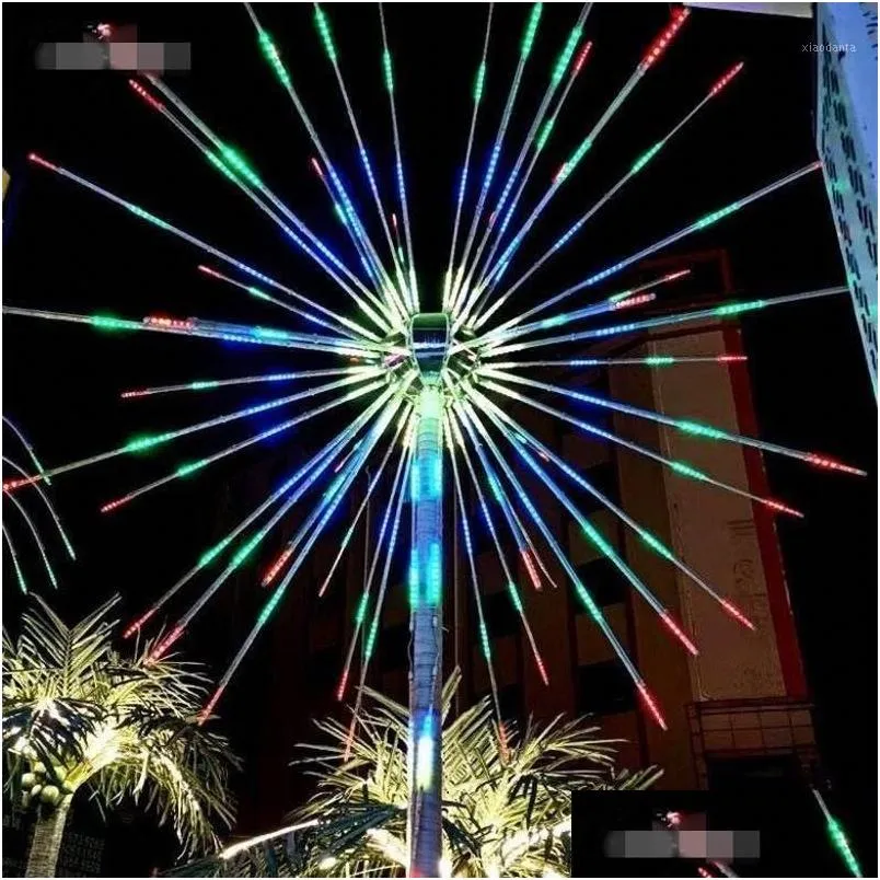 christmas decorations led fireworks light tree lamp 20pcs branches  height rainproof outdoor usage drop