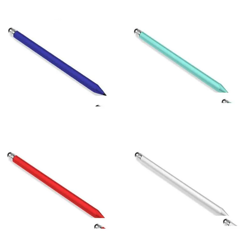 high quality capacitive resistive pen touch screen stylus pencil for samsung pc phone 7 colors