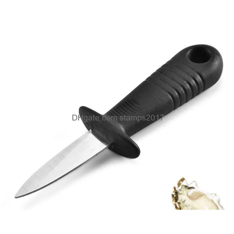 2 styles multifunction kitchen tools stainless steel handle oyster knife sharp-edged shucker open shell scallops seafood oyster knife