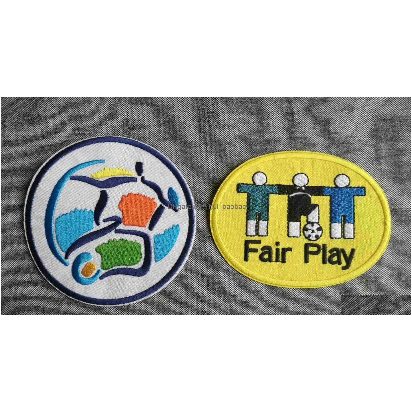 souvenirs retro european 1996 200 2004 euro football printes badges soccer stamping badges