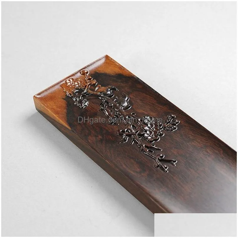 dishes plates ebony solid wood whole tea tray dry brewing table small rectangular art set pendulum chinese 230901