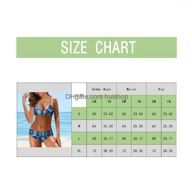 womens swimwear printing two piece bikini set for women beachwear swim suit vintage bathing summer high waist swimsuit bikinis