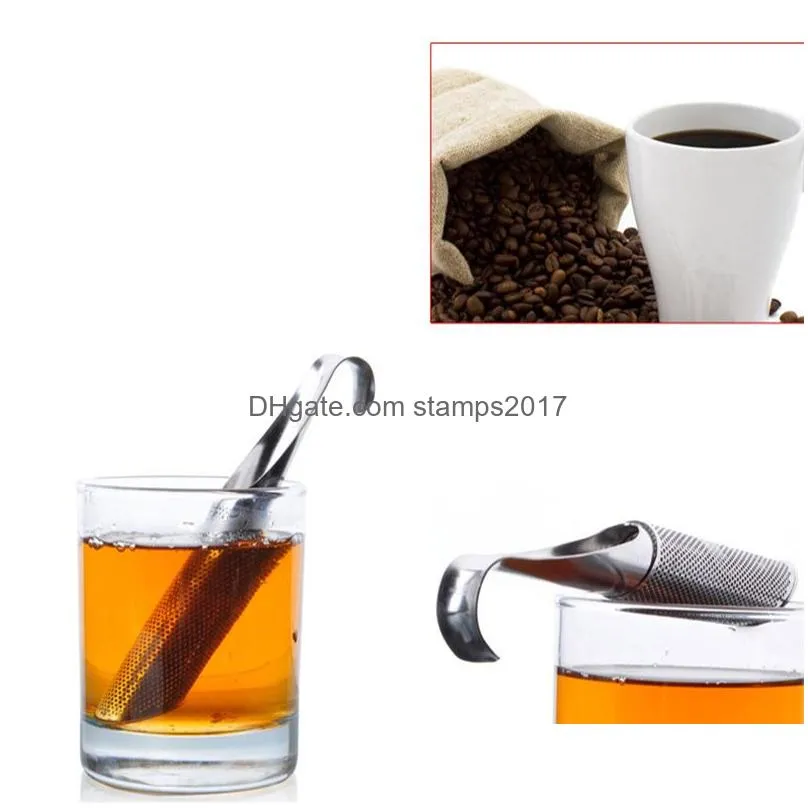 kitchen accessories tea strainer amazing 304 stainless steel infuser pipe design touch feel holder tool teaspoon filter