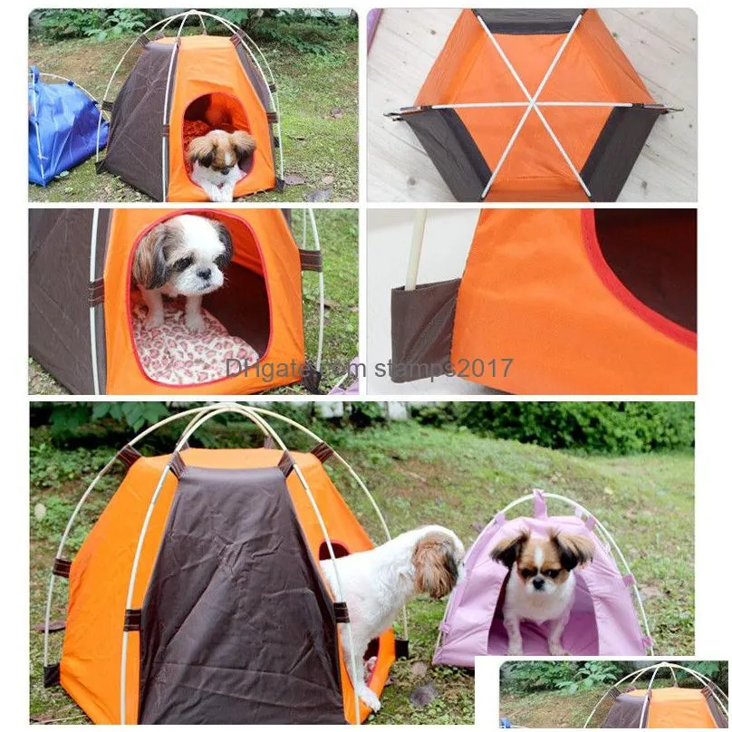 dog tent houses folding pet kennel indoor outdoor washable puppy bed