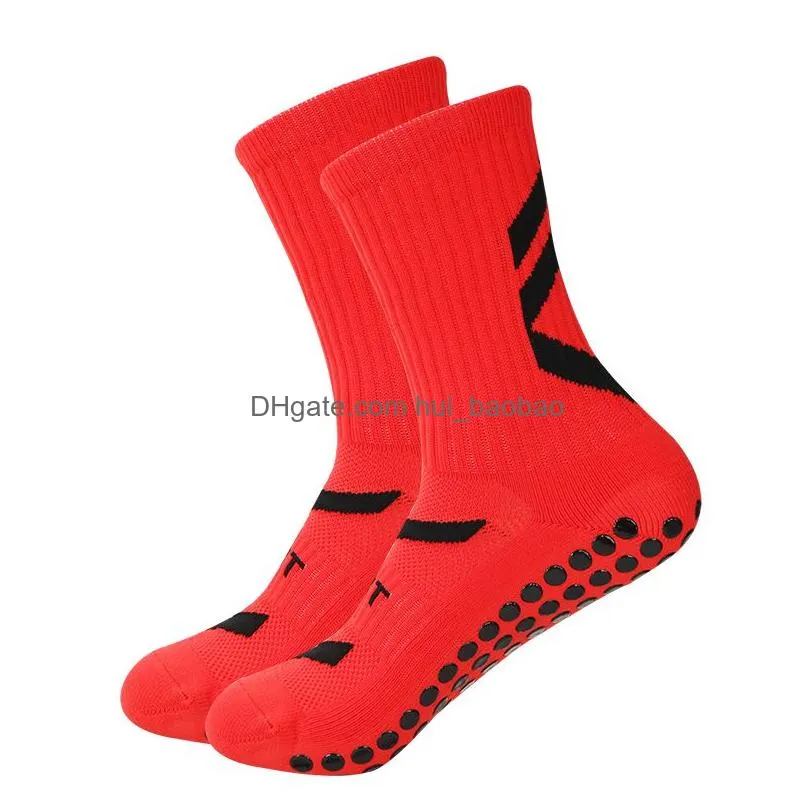 sports thickened breathable basketball tennis volleyball mens and womens outdoor running anti slip football socks