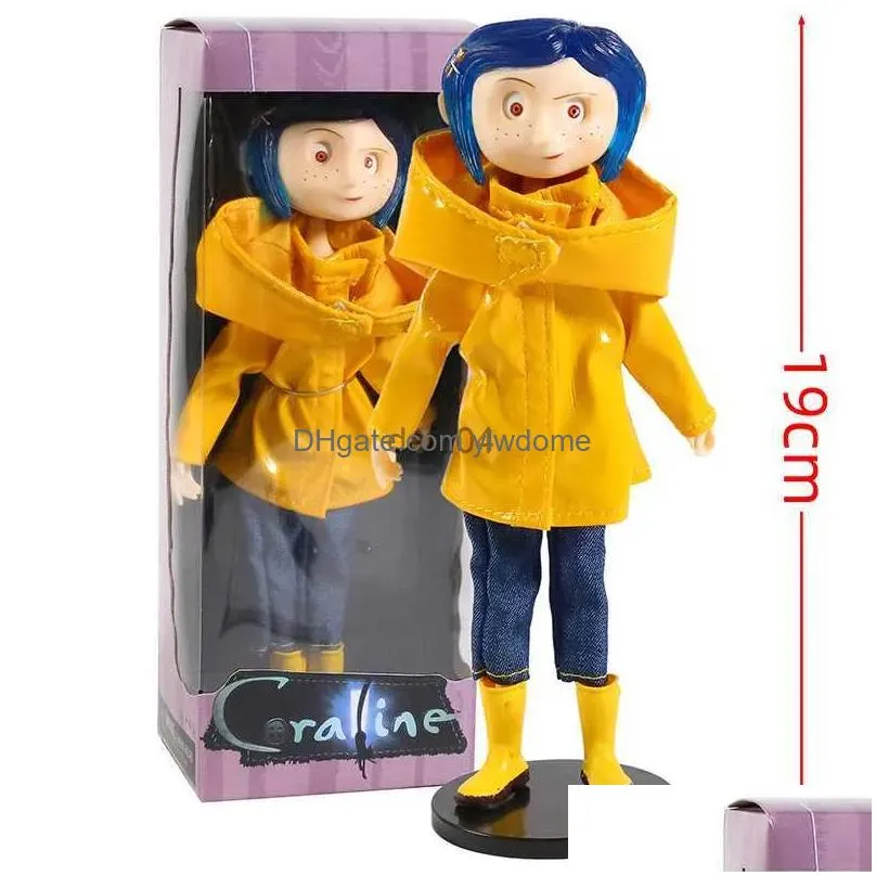 Anime & Manga Manga Neca Coraline The Secret Door Movie Film Action Figure Toy Doll Model L230522 Drop Delivery Toys Gifts Action Figu Dhirx
