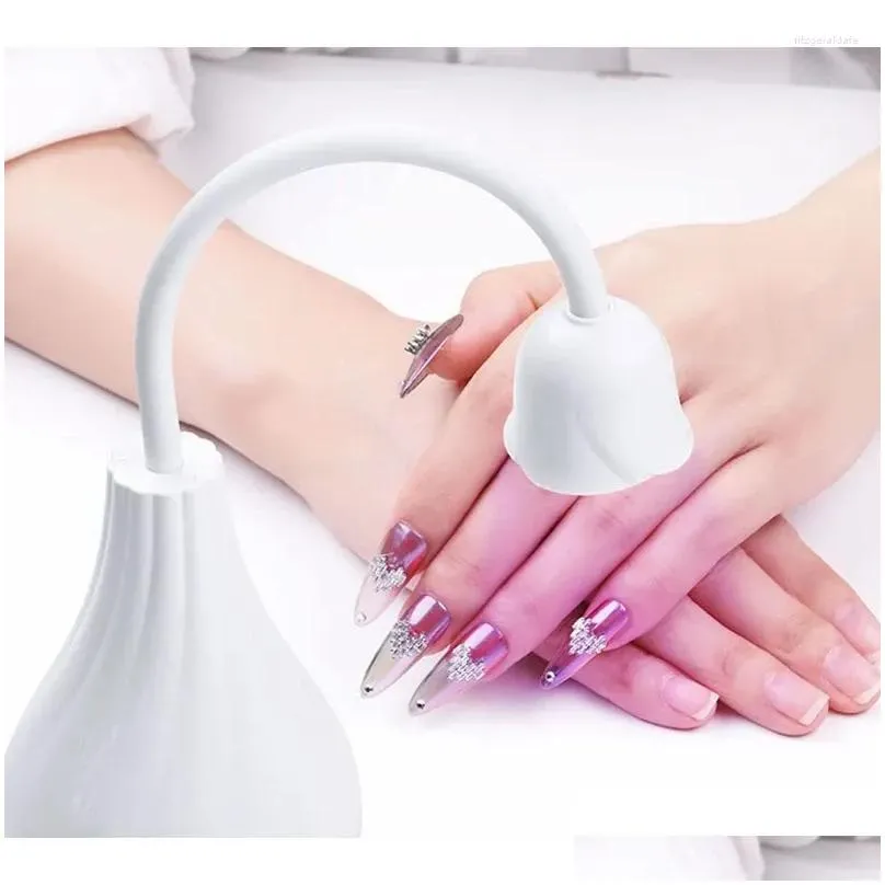 nail dryers gel lamp led uv light for nails mini portable c1ff