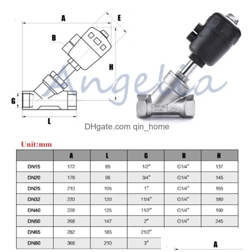 angle s dn15 12 bsp stainless steel 304 single acting air actuated seat normally closed 231205