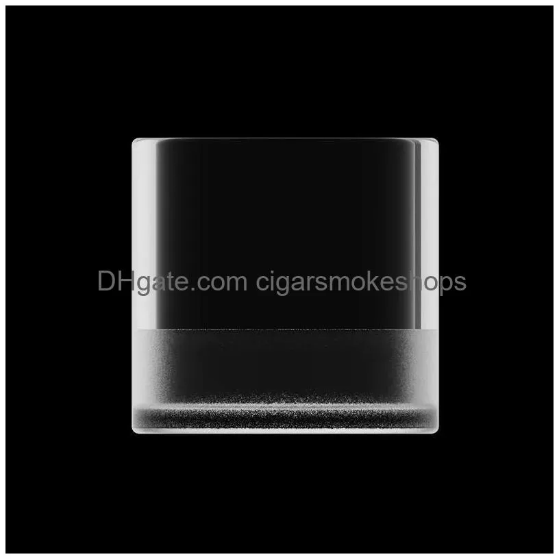 Glass Quartz Cup Ceramic For Ming Luxo Smoke Accessory Water Pipe Dab Rig Hookah Drop Delivery Dhmff