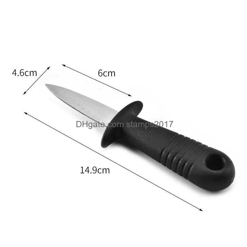 2 styles multifunction kitchen tools stainless steel handle oyster knife sharp-edged shucker open shell scallops seafood oyster knife