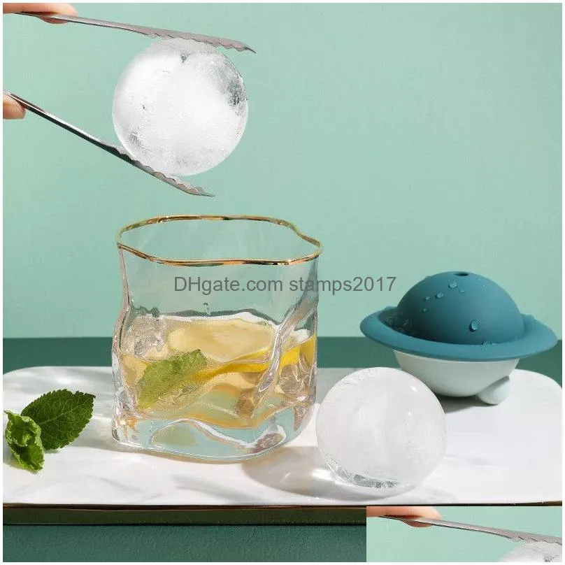 reusable coolers silicone  ice ball maker iceing cube molds whiskey cocktail premium round balls spheres kitchen bar tool