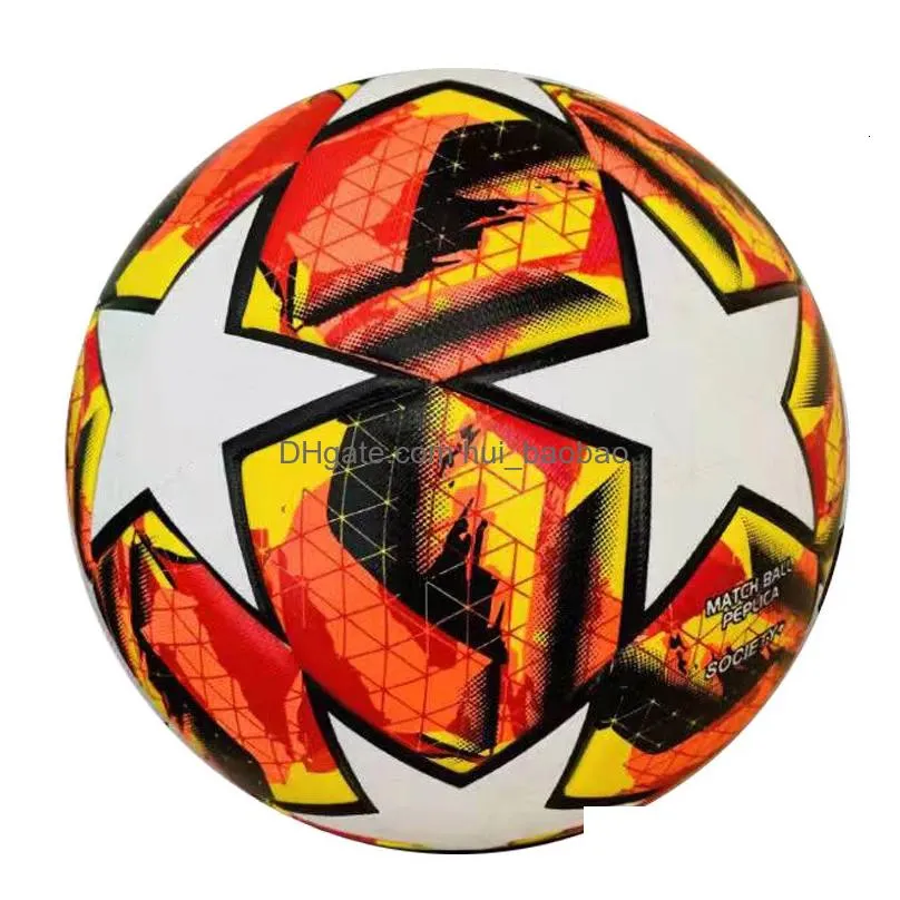 balls high quality soccer ball professional size 5 pu material seamless football balls goal team training match sport games futbol