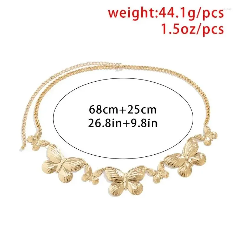 Belts Jewelry Tassel All-Match Belly Chain Dress Accessories Women Waist Body Metal Corset Drop Delivery Ott3F