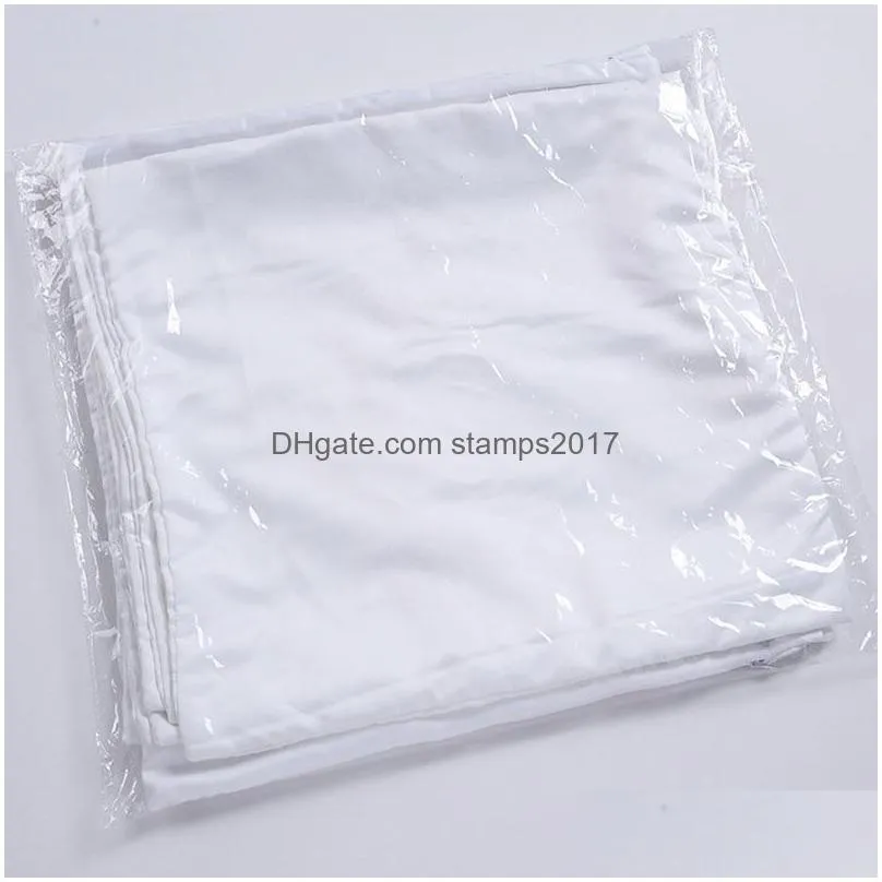 sublimation pillow case 40x40cm heat transfer printing pillows covers blank pillowcase cushion without insert polyester cover