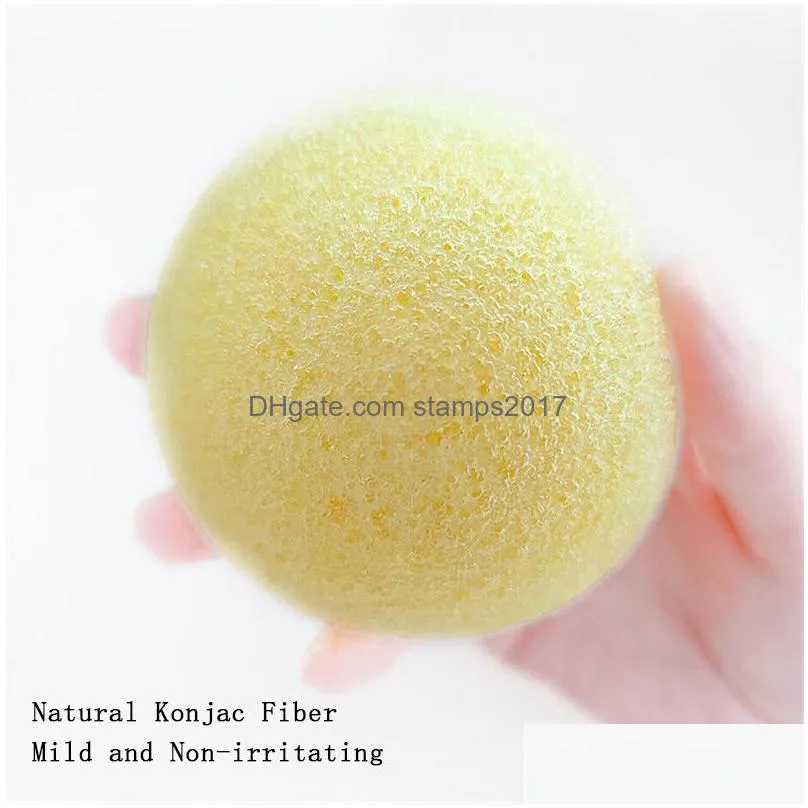 natural konjac sponges facial puff face cleanse washing sponge no chemical addition konjacs cleansing facials care makeup tools