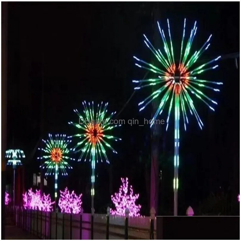 christmas decorations led fireworks light tree lamp 20pcs branches  height rainproof outdoor usage drop