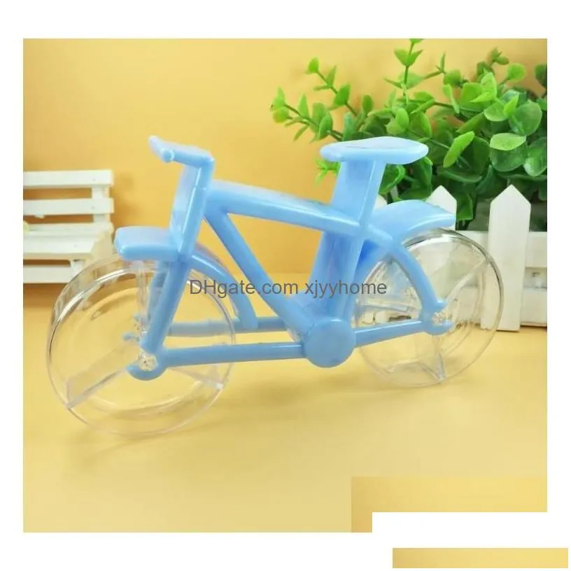 Other Event & Party Supplies Other Event Party Supplies 50Pcs Bike Shaped Plastic Candy Boxes Bicycle Choclate Box Case For Decoration Dht8X